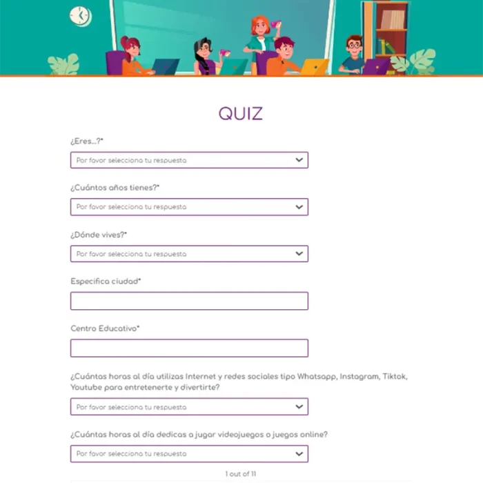 Quiz Ciberpasaporte por la Igualdad